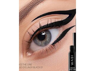 CROSS THE LINE LIQ. EYELINER 01 BLACK