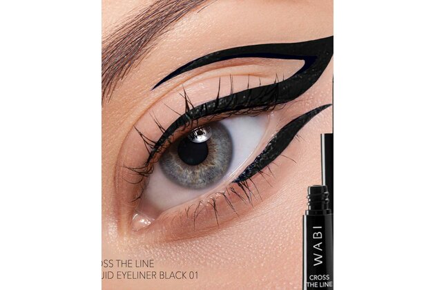 CROSS THE LINE LIQ. EYELINER 01 BLACK