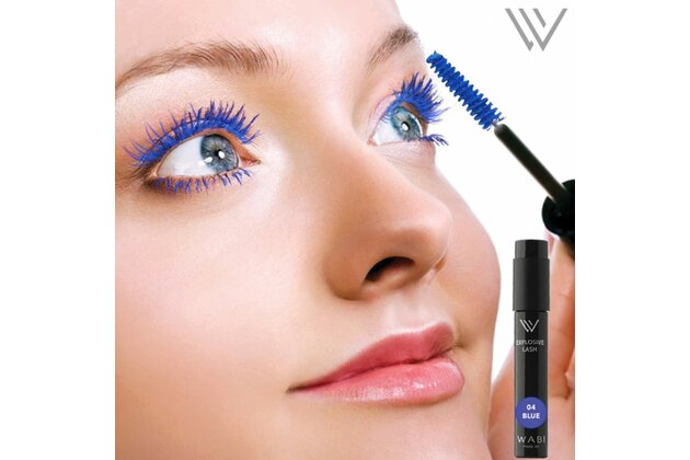 WABI MASCARA EXPLOSIVE LASH BLUE 04